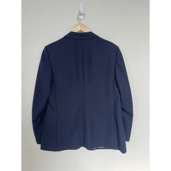 100% Pure Wool Vintage Aquascutum of London Navy Blue Blazer with Gold Buttons - Picture 6 of 8